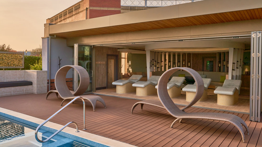 Spa Garden Sunset
